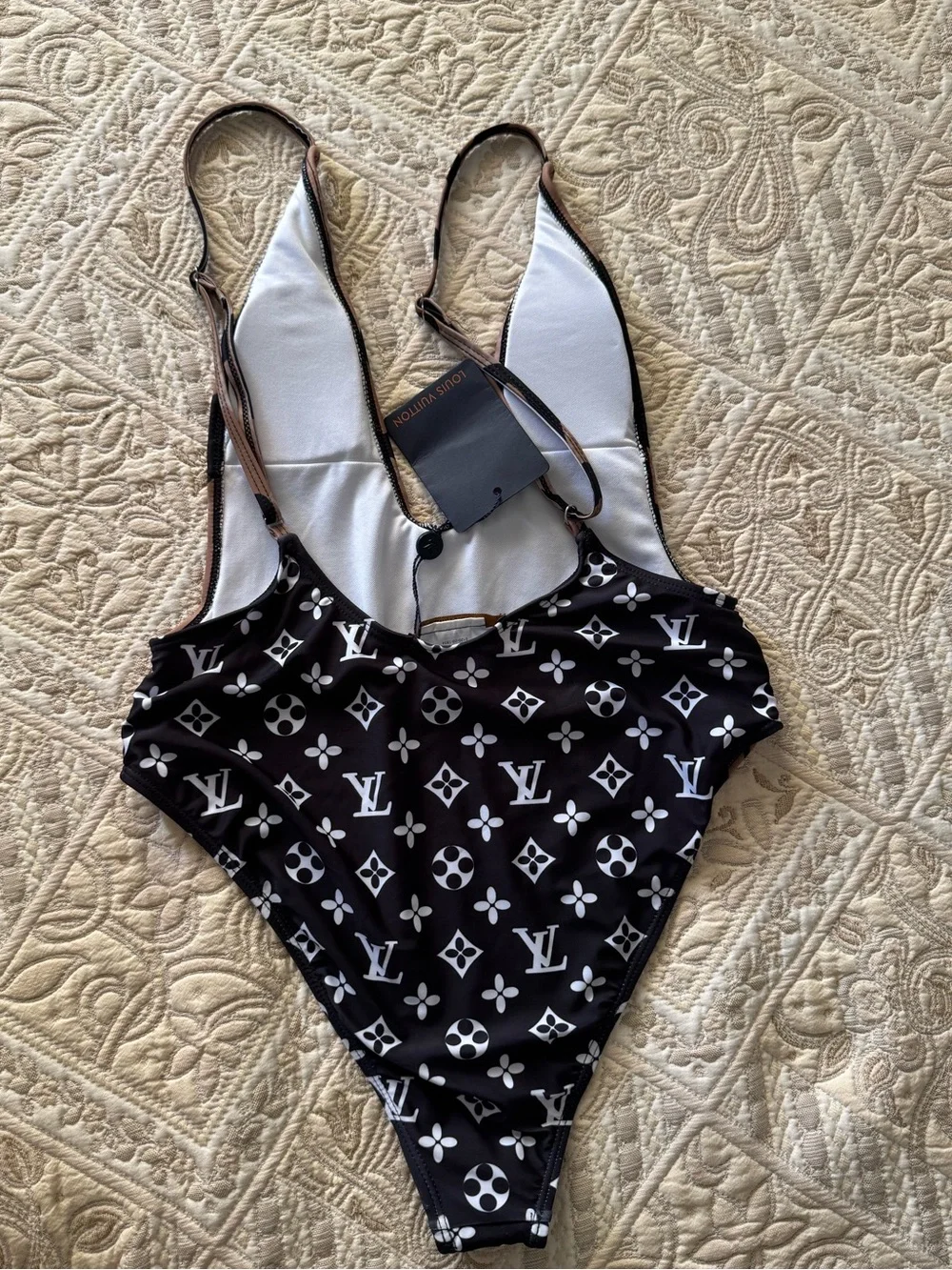 LV leopard bikinis womens swimwear beachwear bathing suits bodysuit